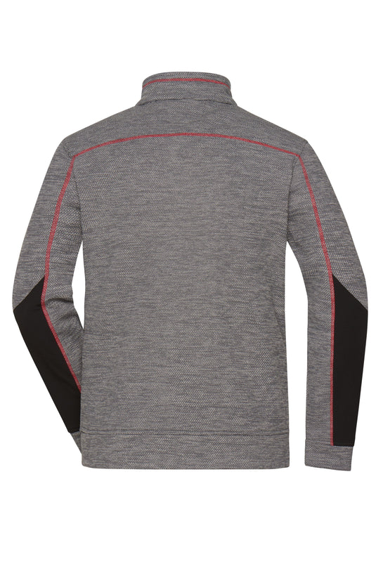 Pflegeleichte Strick-Fleecejacke für Arbeit und Freizeit - JN1818