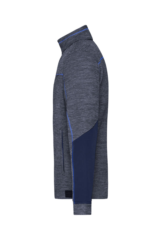 Pflegeleichte Strick-Fleecejacke für Arbeit und Freizeit - JN1818