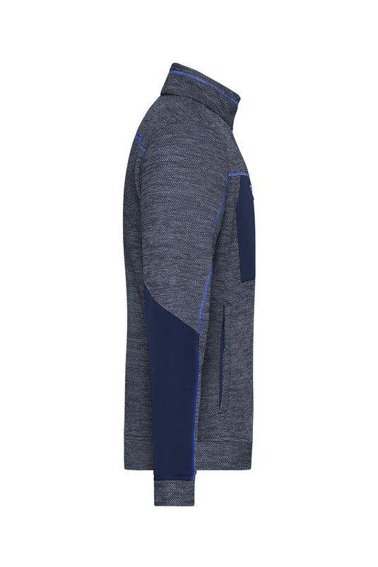 Pflegeleichte Strick-Fleecejacke für Arbeit und Freizeit - JN1818