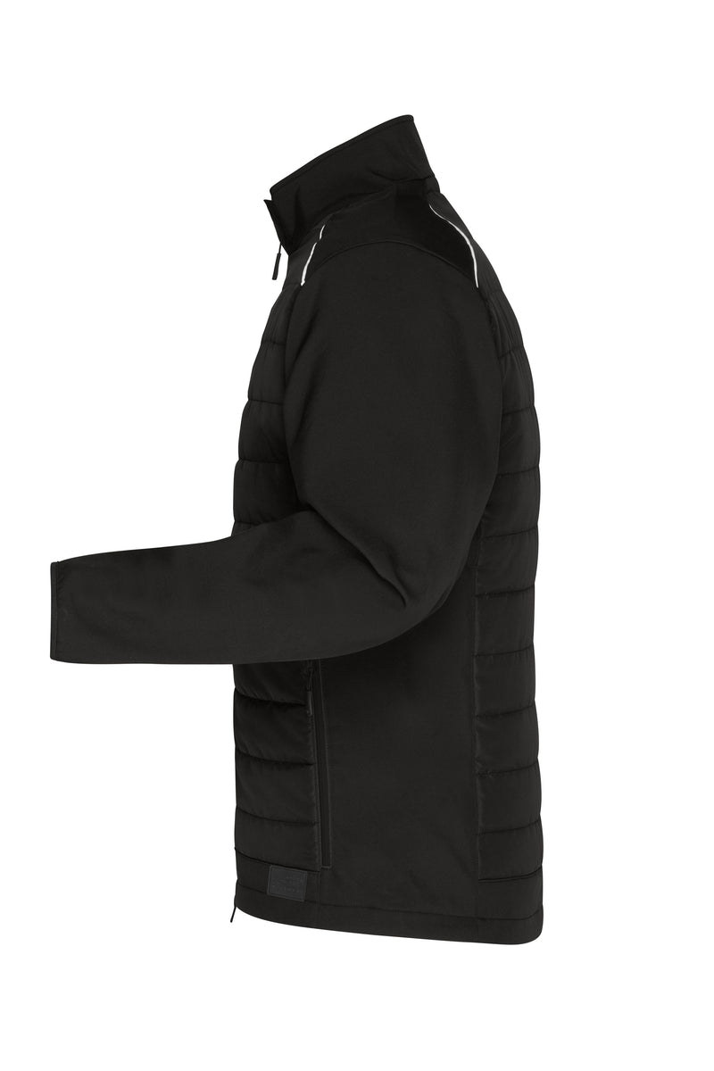 Laden Sie das Bild in Galerie -Viewer, Softshelljacke im attraktiven Materialmix - JN1820
