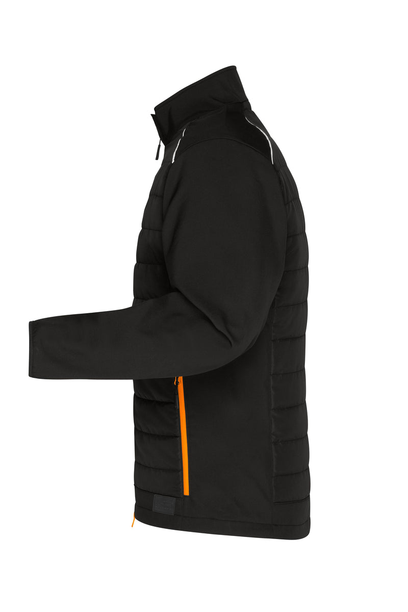 Laden Sie das Bild in Galerie -Viewer, Softshelljacke im attraktiven Materialmix - JN1820
