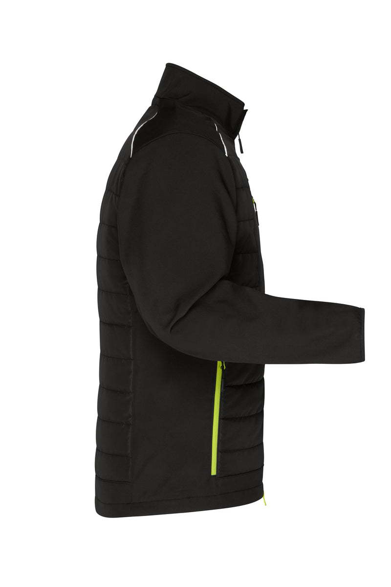 Laden Sie das Bild in Galerie -Viewer, Softshelljacke im attraktiven Materialmix - JN1820
