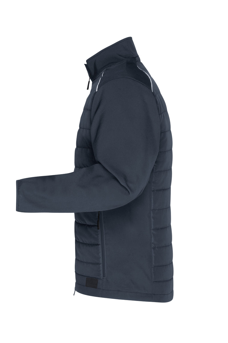 Laden Sie das Bild in Galerie -Viewer, Softshelljacke im attraktiven Materialmix - JN1820
