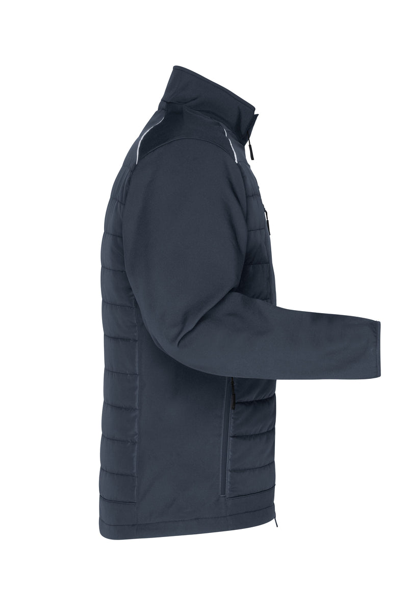 Laden Sie das Bild in Galerie -Viewer, Softshelljacke im attraktiven Materialmix - JN1820
