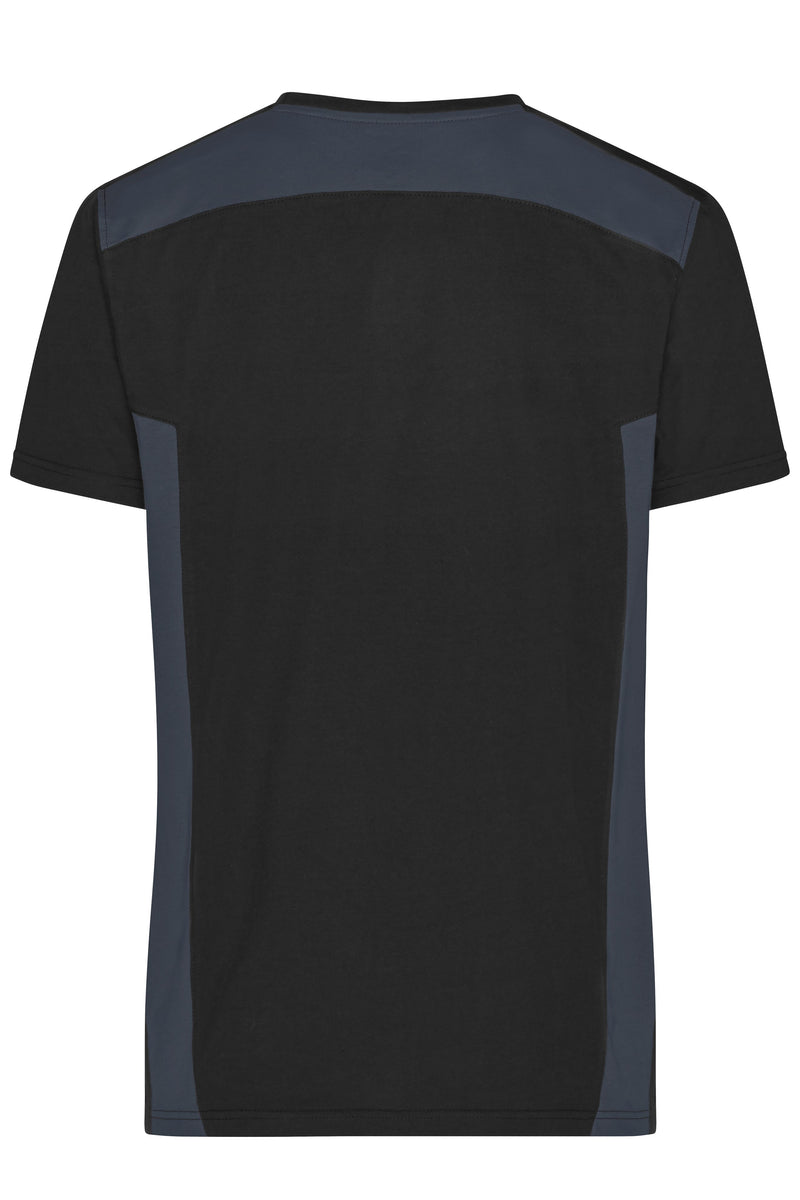 Laden Sie das Bild in Galerie -Viewer, Strapazierfähiges und pflegeleichtes T-Shirt mit Kontrasteinsätzen - JN1824
