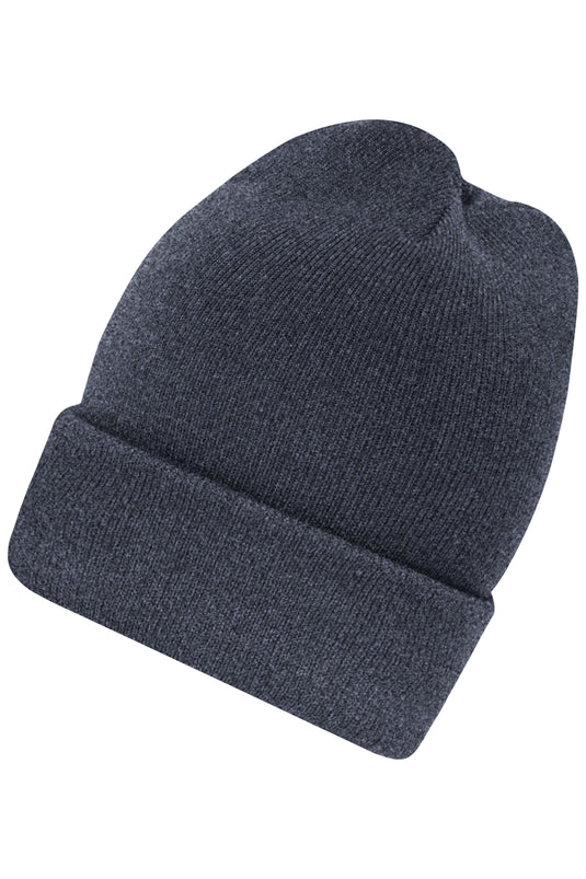 Klassische Strickmütze mit extra breitem Umschlag - MB7139