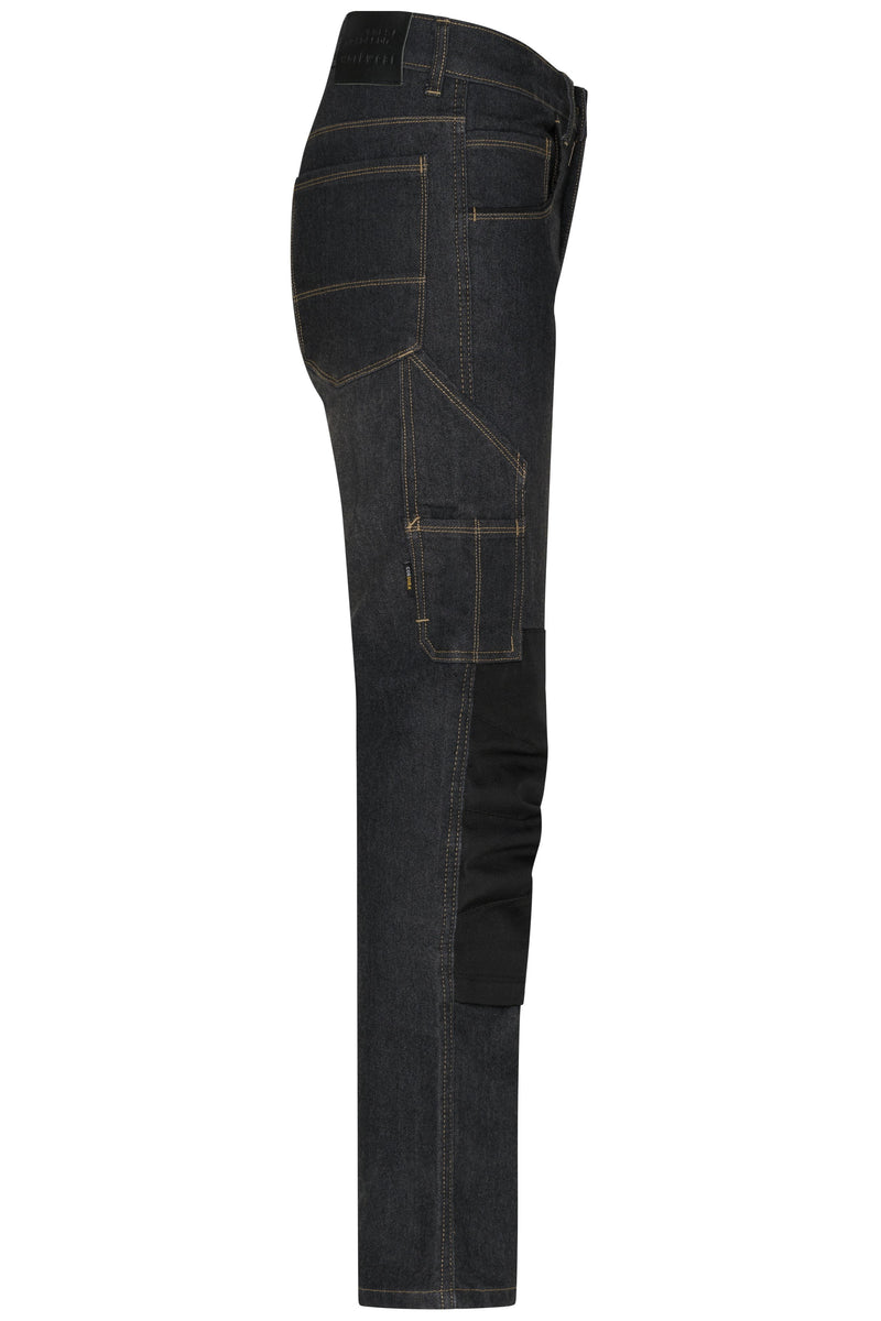 Laden Sie das Bild in Galerie -Viewer, Jeans-Hose in gerader Schnittführung mit vielen Details - JN875
