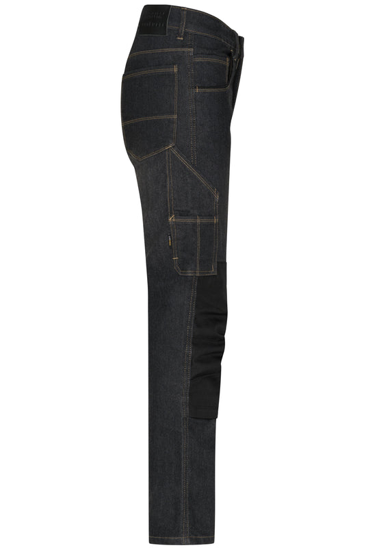 Jeans-Hose in gerader Schnittführung mit vielen Details - JN875