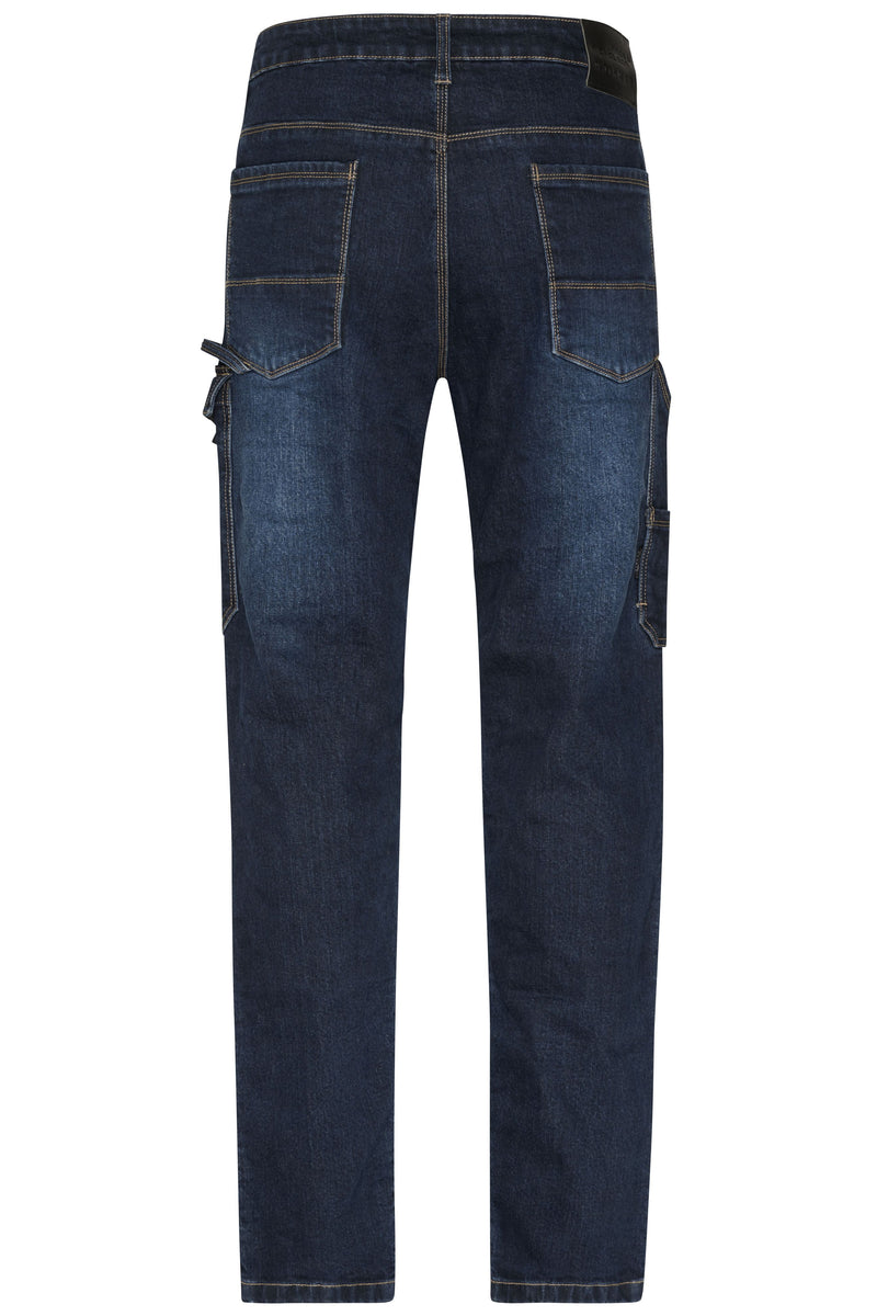 Laden Sie das Bild in Galerie -Viewer, Jeans-Hose in gerader Schnittführung mit vielen Details - JN875
