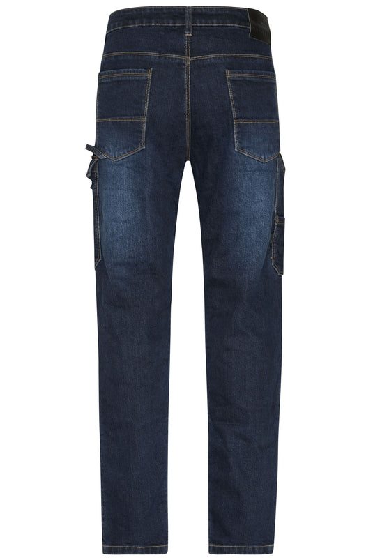 Jeans-Hose in gerader Schnittführung mit vielen Details - JN875