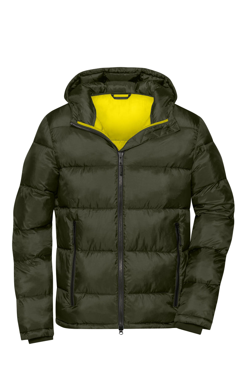 Laden Sie das Bild in Galerie -Viewer, Gesteppte Winterjacke aus recyceltem Polyester mit DuPont™Sorona® Wattierung - Herren - JN1168
