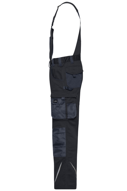 Spezialisierte Latzhose mit funktionellen Details und flexibel einstellbarem, elastischen Bund - JN1833