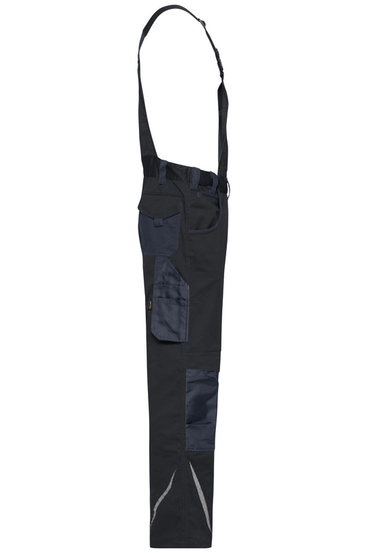 Spezialisierte Latzhose mit funktionellen Details und flexibel einstellbarem, elastischen Bund - JN1833
