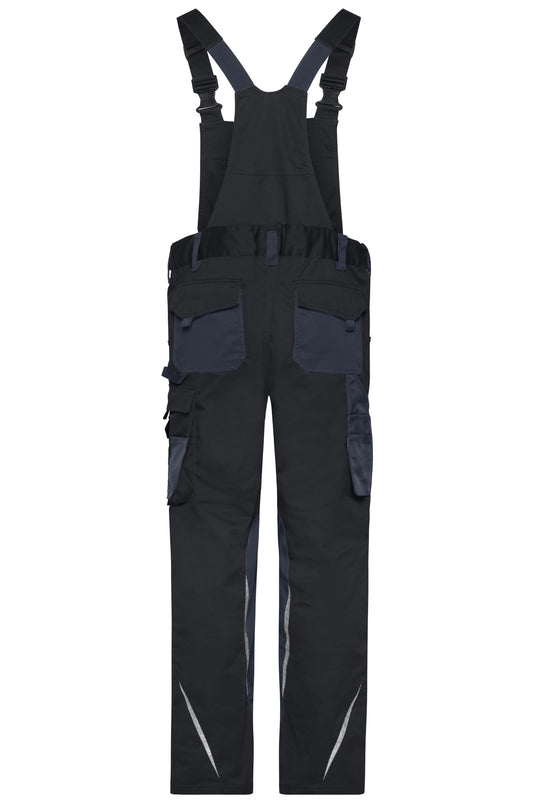 Spezialisierte Latzhose mit funktionellen Details und flexibel einstellbarem, elastischen Bund - JN1833