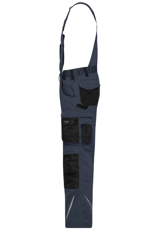 Spezialisierte Latzhose mit funktionellen Details und flexibel einstellbarem, elastischen Bund - JN1833
