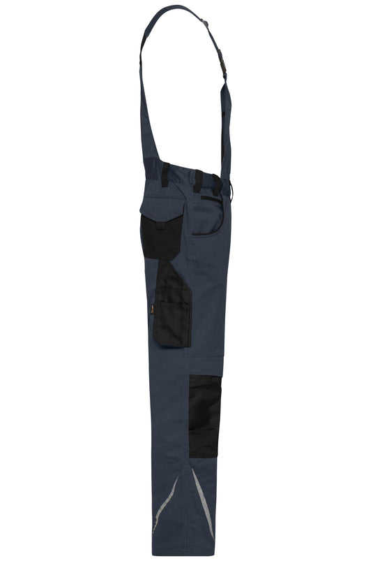 Spezialisierte Latzhose mit funktionellen Details und flexibel einstellbarem, elastischen Bund - JN1833