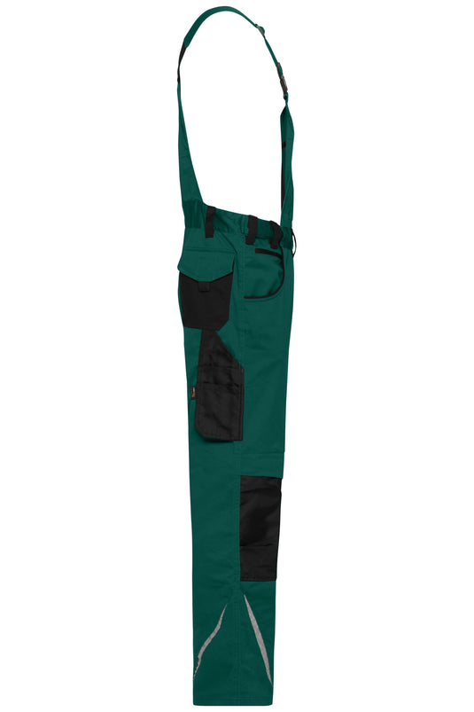 Spezialisierte Latzhose mit funktionellen Details und flexibel einstellbarem, elastischen Bund - JN1833