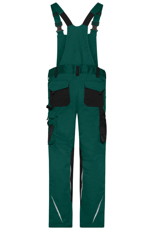 Spezialisierte Latzhose mit funktionellen Details und flexibel einstellbarem, elastischen Bund - JN1833