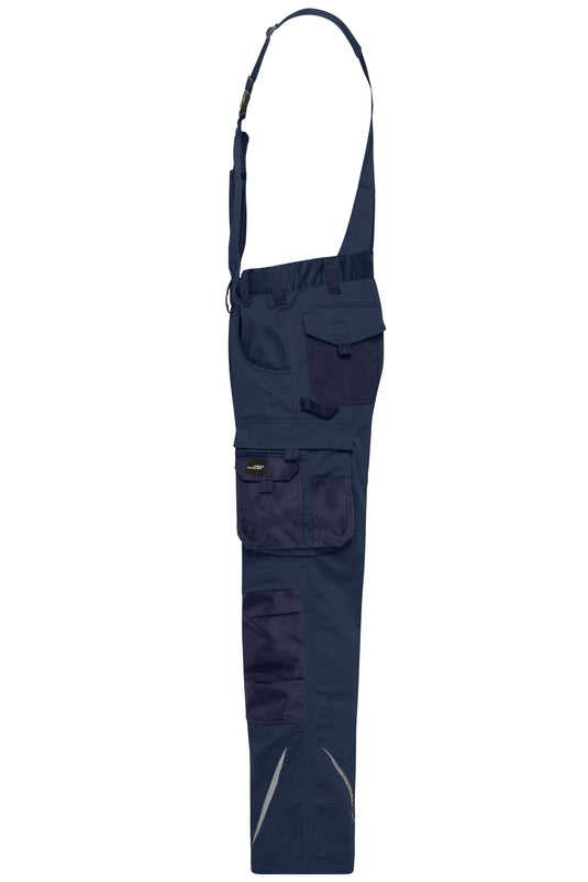 Spezialisierte Latzhose mit funktionellen Details und flexibel einstellbarem, elastischen Bund - JN1833