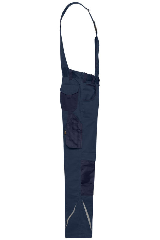 Spezialisierte Latzhose mit funktionellen Details und flexibel einstellbarem, elastischen Bund - JN1833