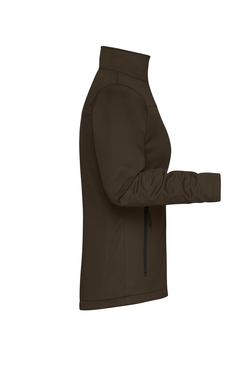 Laden Sie das Bild in Galerie -Viewer, Klassische Softshelljacke im sportlichen Design aus recyceltem Polyester - Damen - JN1171
