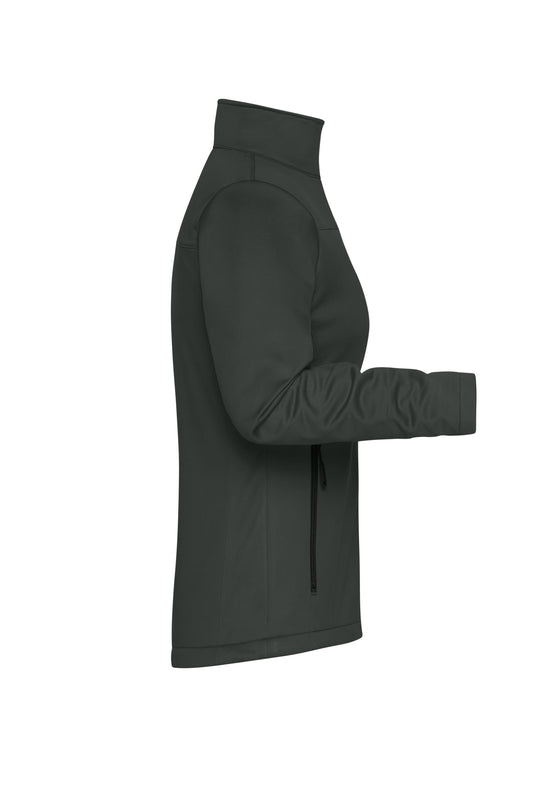 Klassische Softshelljacke im sportlichen Design aus recyceltem Polyester - Damen - JN1171
