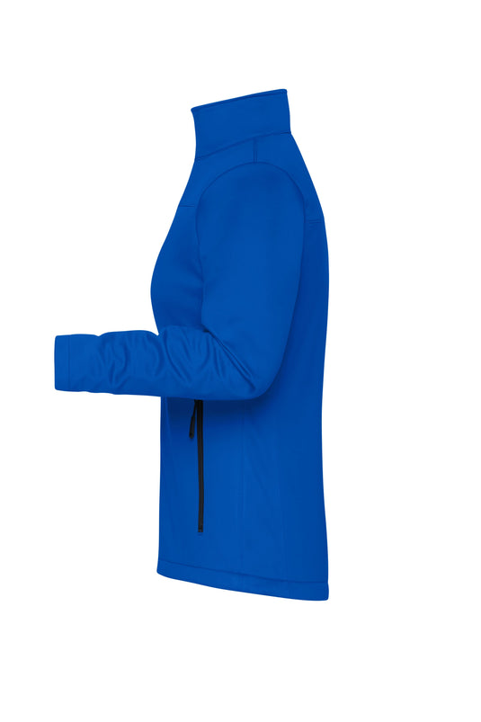 Klassische Softshelljacke im sportlichen Design aus recyceltem Polyester - Damen - JN1171