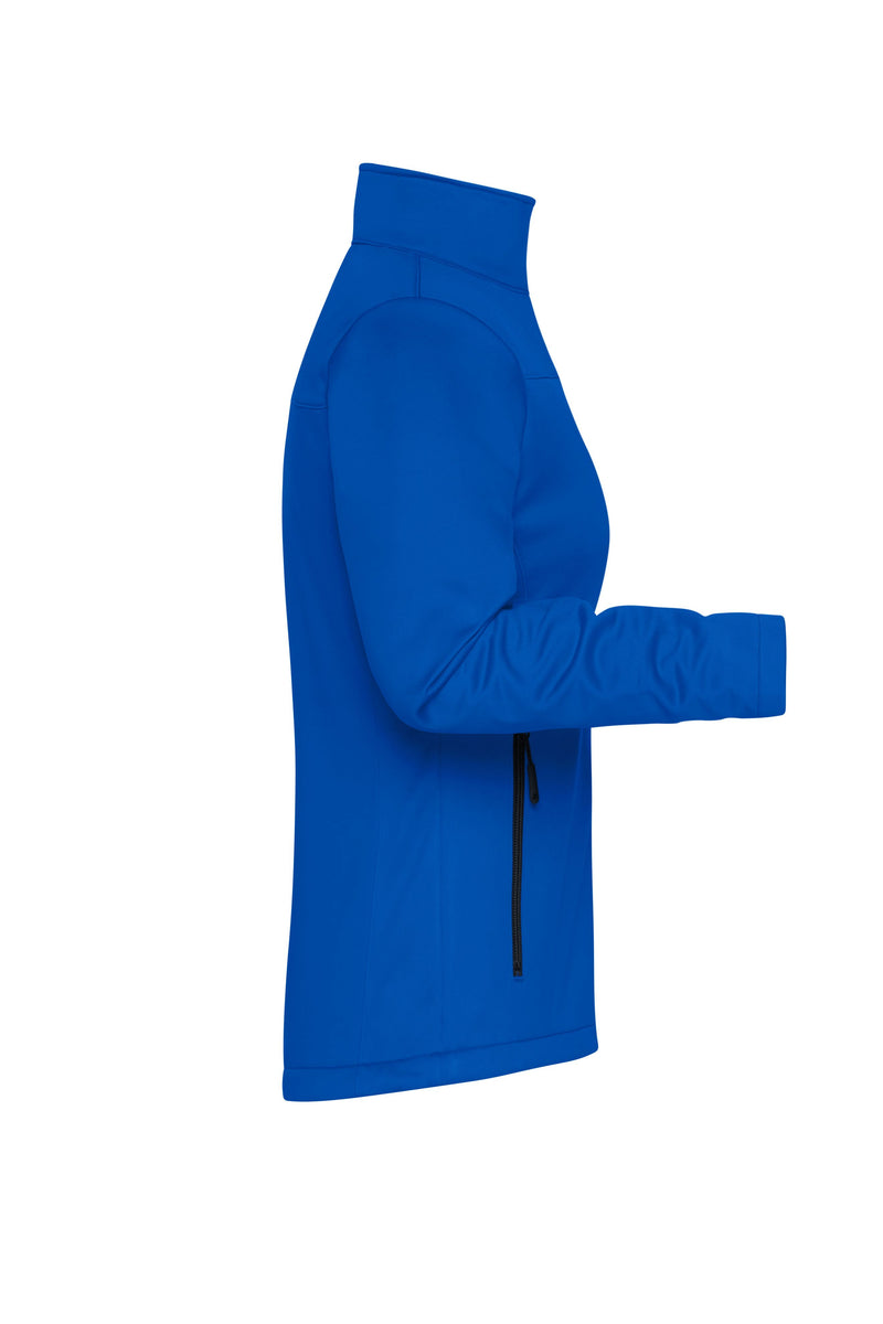 Laden Sie das Bild in Galerie -Viewer, Klassische Softshelljacke im sportlichen Design aus recyceltem Polyester - Damen - JN1171
