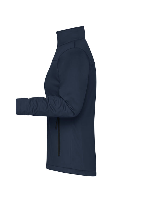 Klassische Softshelljacke im sportlichen Design aus recyceltem Polyester - Damen - JN1171