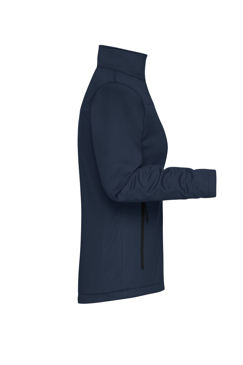 Laden Sie das Bild in Galerie -Viewer, Klassische Softshelljacke im sportlichen Design aus recyceltem Polyester - Damen - JN1171
