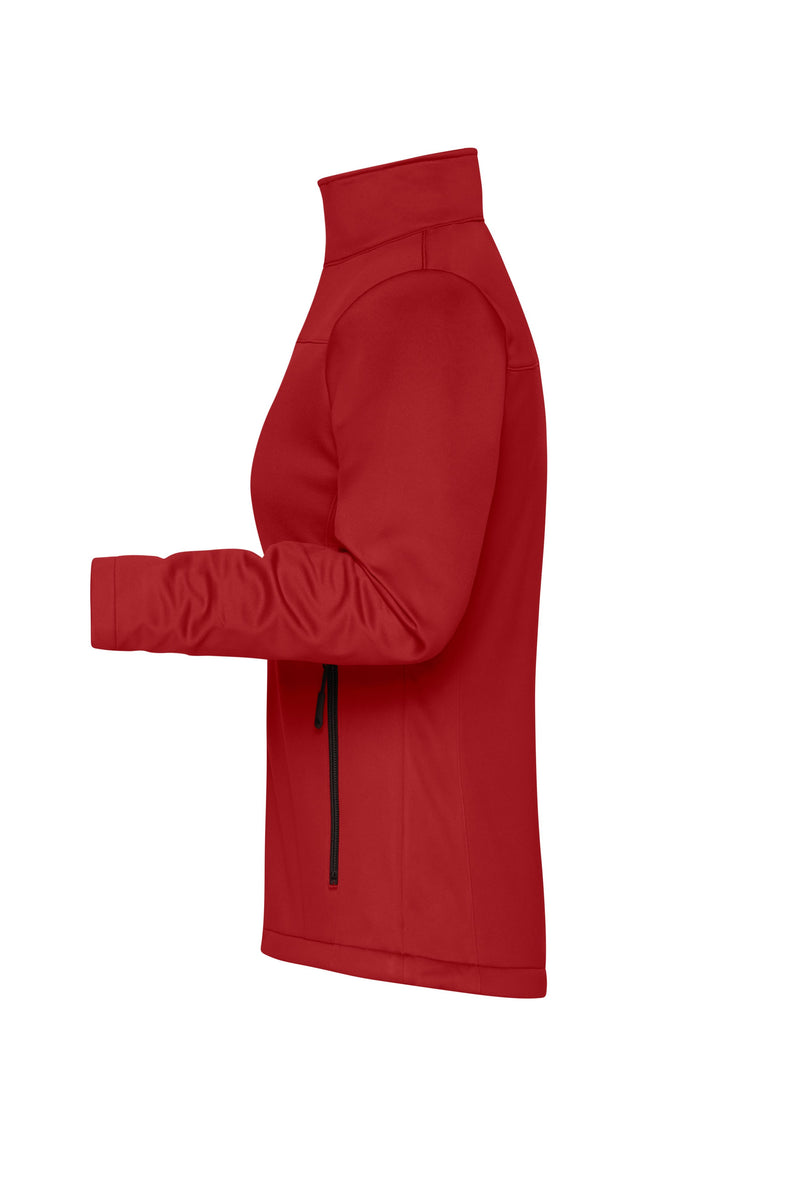 Laden Sie das Bild in Galerie -Viewer, Klassische Softshelljacke im sportlichen Design aus recyceltem Polyester - Damen - JN1171
