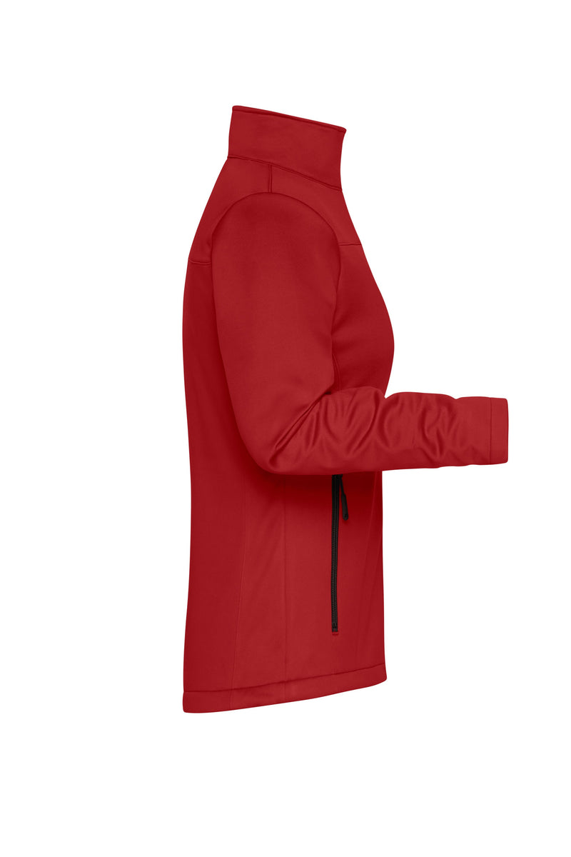 Laden Sie das Bild in Galerie -Viewer, Klassische Softshelljacke im sportlichen Design aus recyceltem Polyester - Damen - JN1171
