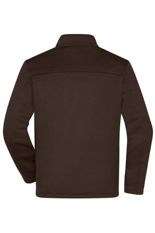 Klassische Softshelljacke im sportlichen Design aus recyceltem Polyester - Herren - JN1172