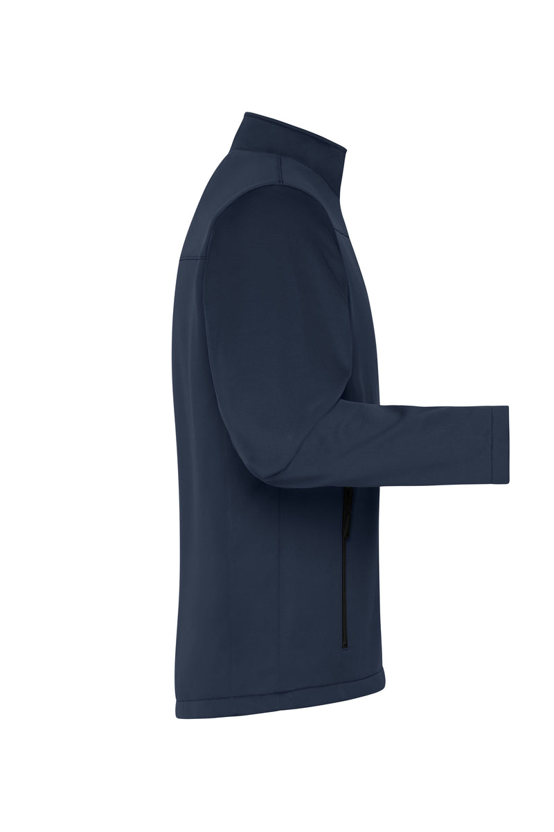 Laden Sie das Bild in Galerie -Viewer, Klassische Softshelljacke im sportlichen Design aus recyceltem Polyester - Herren - JN1172
