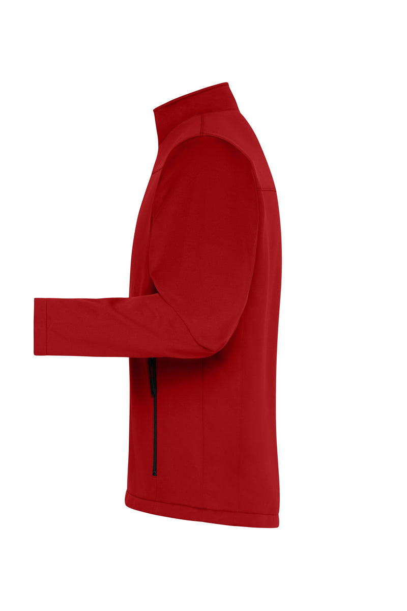 Laden Sie das Bild in Galerie -Viewer, Klassische Softshelljacke im sportlichen Design aus recyceltem Polyester - Herren - JN1172
