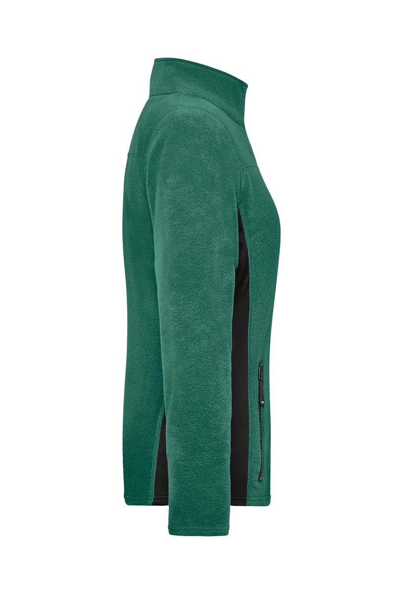 Laden Sie das Bild in Galerie -Viewer, Strapazierfähige Fleece Jacke im Materialmix - JN841
