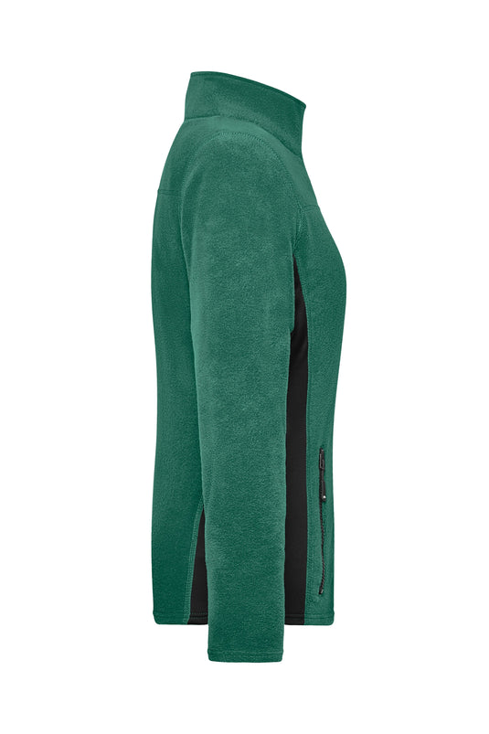 Strapazierfähige Fleece Jacke im Materialmix - JN841