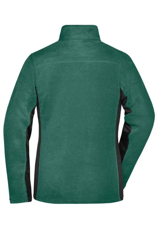 Strapazierfähige Fleece Jacke im Materialmix - JN841