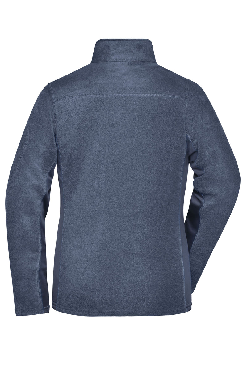 Laden Sie das Bild in Galerie -Viewer, Strapazierfähige Fleece Jacke im Materialmix - JN841
