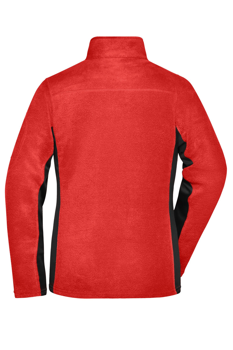 Laden Sie das Bild in Galerie -Viewer, Strapazierfähige Fleece Jacke im Materialmix - JN841
