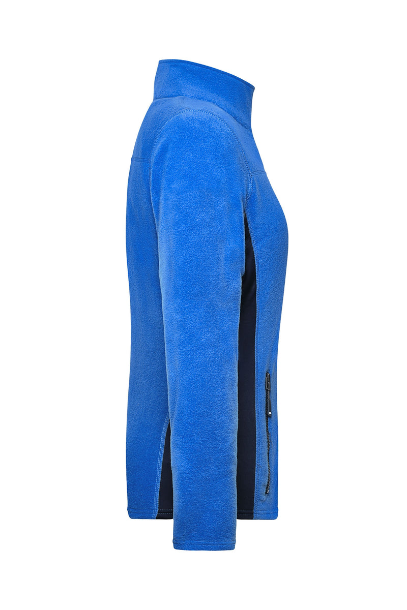 Laden Sie das Bild in Galerie -Viewer, Strapazierfähige Fleece Jacke im Materialmix - JN841

