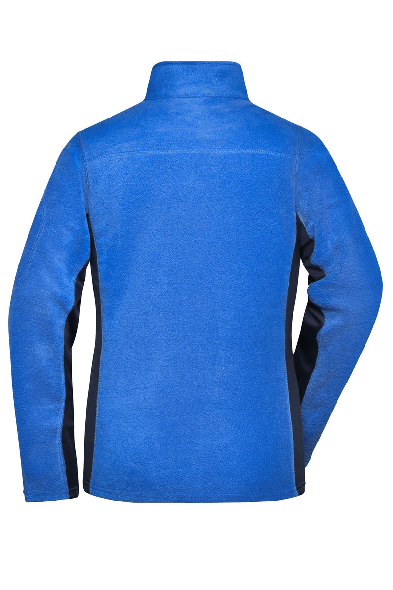 Laden Sie das Bild in Galerie -Viewer, Strapazierfähige Fleece Jacke im Materialmix - JN841
