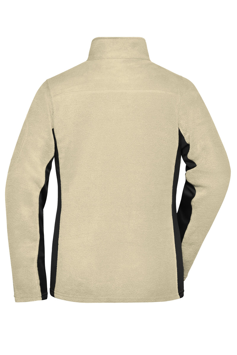 Laden Sie das Bild in Galerie -Viewer, Strapazierfähige Fleece Jacke im Materialmix - JN841
