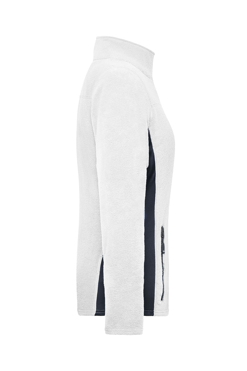 Laden Sie das Bild in Galerie -Viewer, Strapazierfähige Fleece Jacke im Materialmix - JN841

