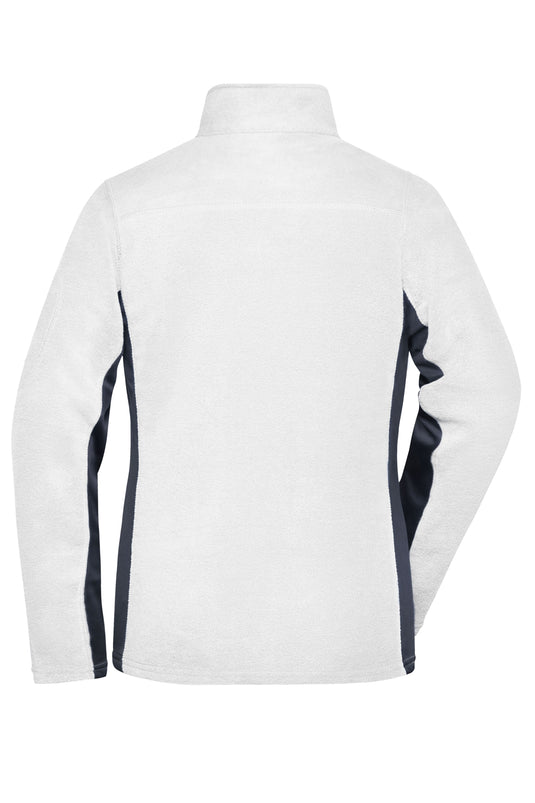 Strapazierfähige Fleece Jacke im Materialmix - JN841