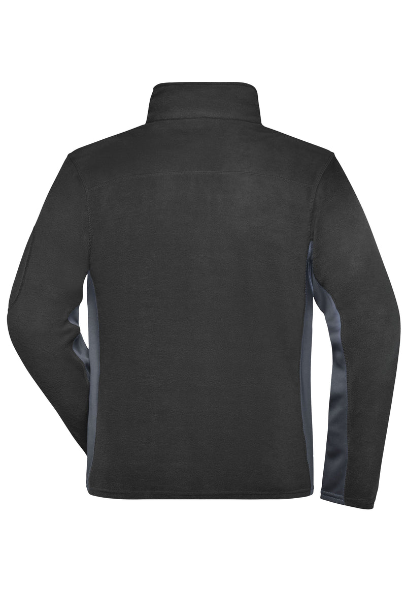 Laden Sie das Bild in Galerie -Viewer, Strapazierfähige Fleece Jacke im Materialmix - JN842
