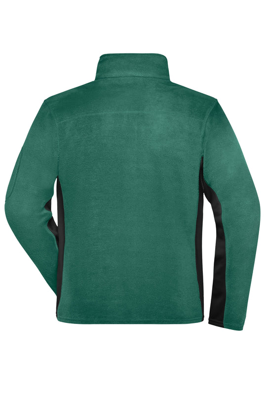 Strapazierfähige Fleece Jacke im Materialmix - JN842