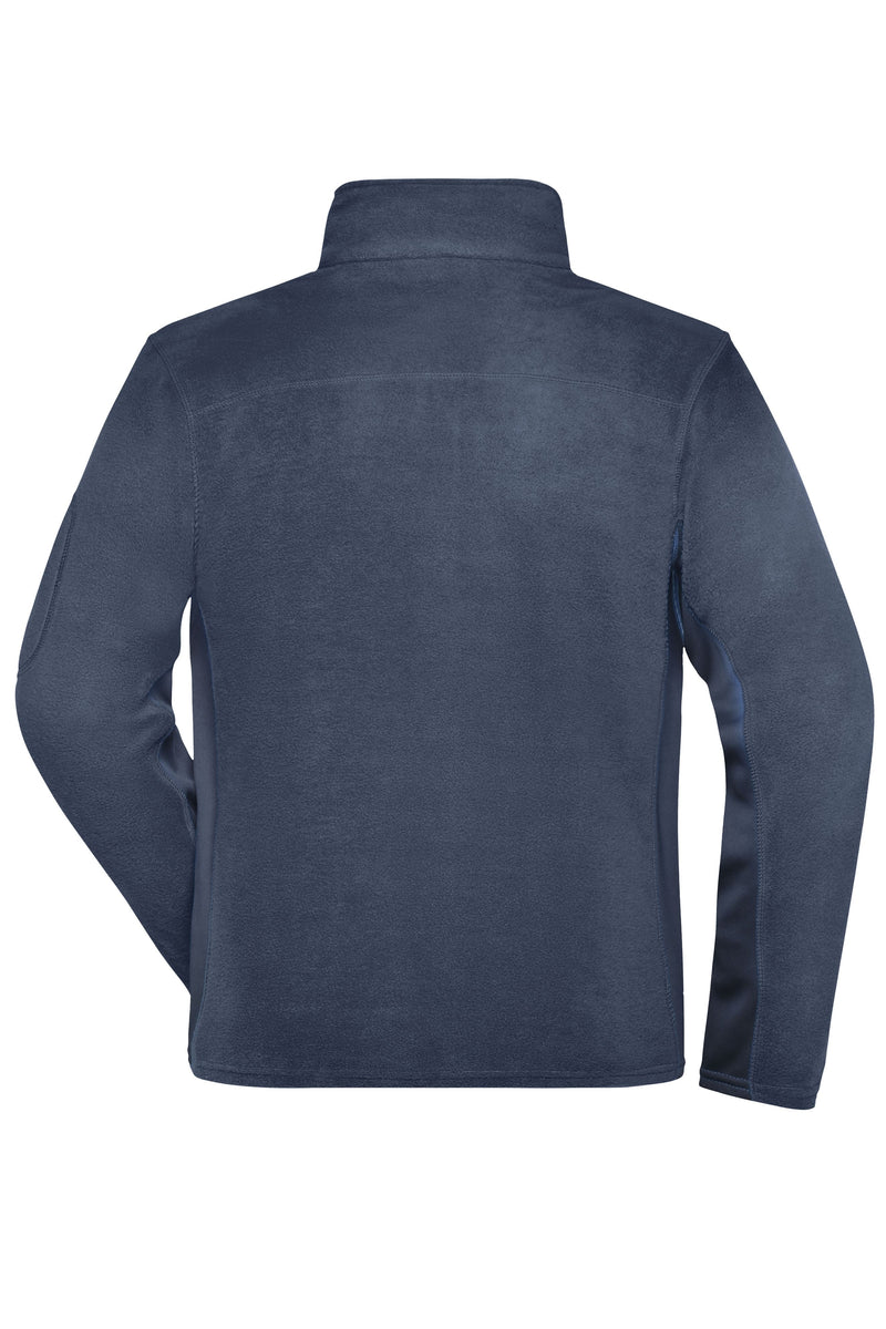 Laden Sie das Bild in Galerie -Viewer, Strapazierfähige Fleece Jacke im Materialmix - JN842
