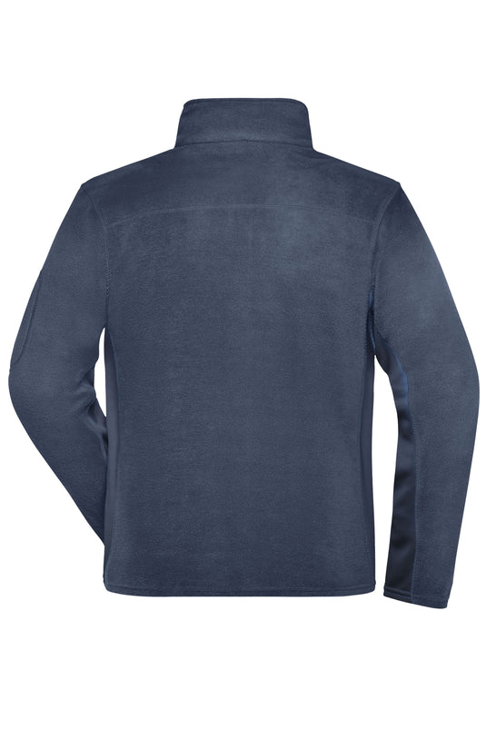 Strapazierfähige Fleece Jacke im Materialmix - JN842
