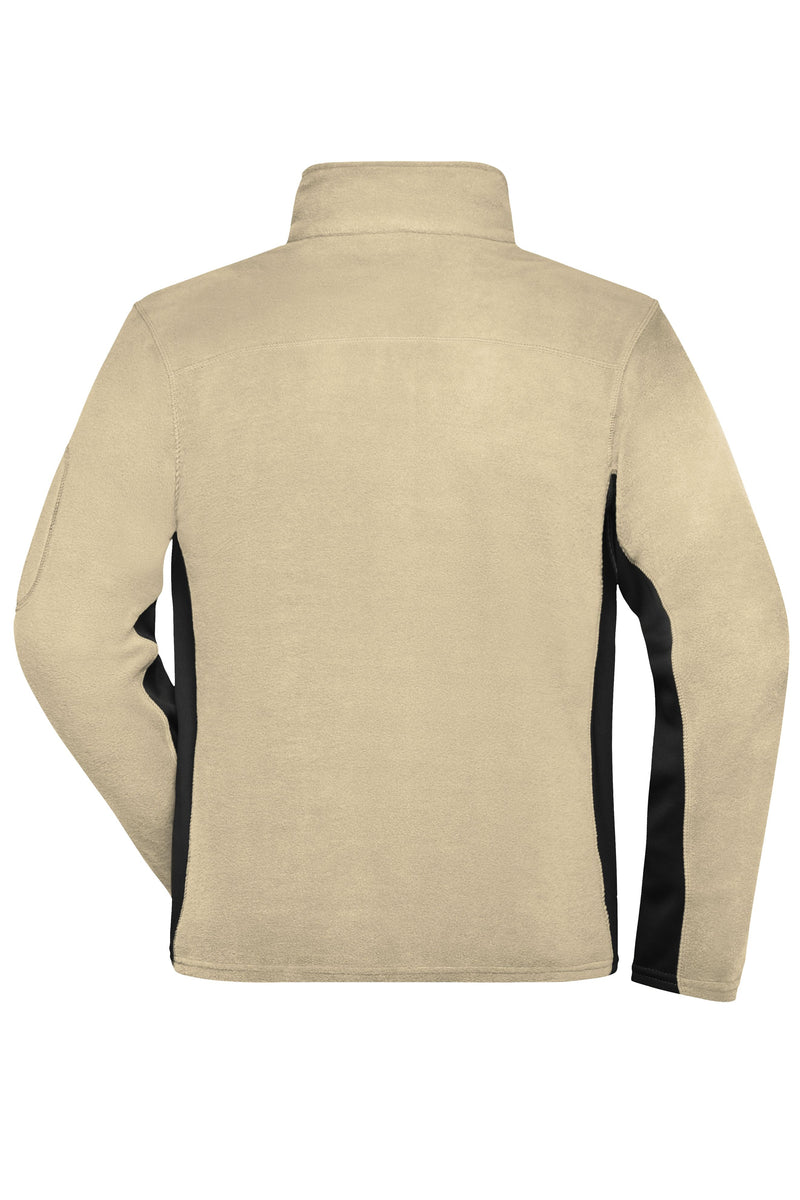 Laden Sie das Bild in Galerie -Viewer, Strapazierfähige Fleece Jacke im Materialmix - JN842
